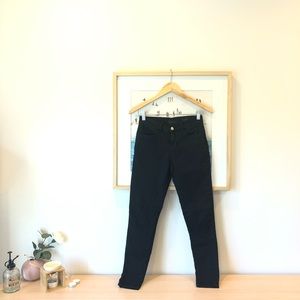 Big blue black skinny jeans